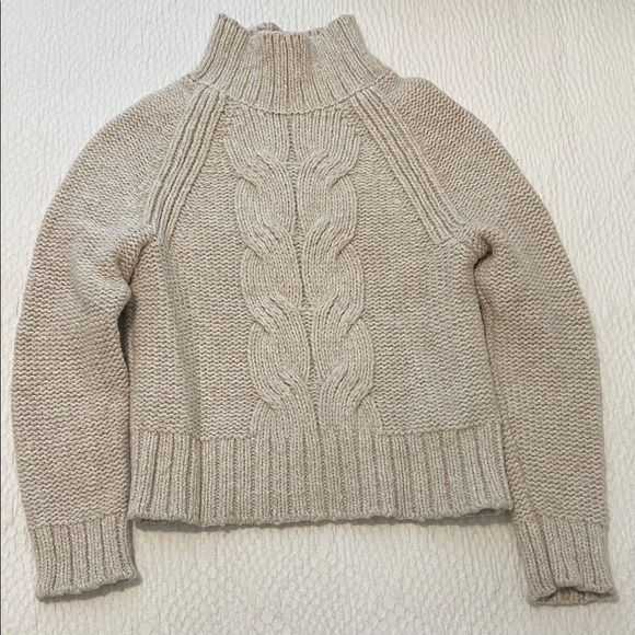Banana Republic Sweaters - Banana Republic Cable Knit Turtleneck Sweater
